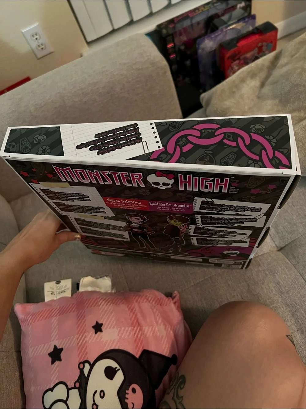 Monster High Kieran Valentine & Spelldon Cauldronello Dolls - brand new in box